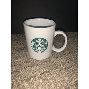 Starbucks MERMAID Coffee Tea Mug Classic Cup 10.8 oz White Green Siren 2011